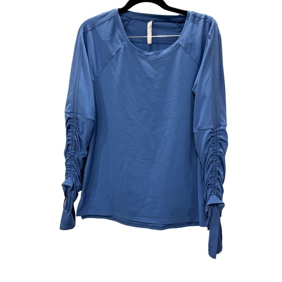 Fabletics Long Sleeve Blue Top size L - Picture 1 of 6